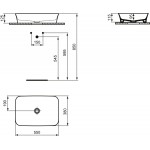 Накладной умывальник Ideal Standard Atelier IPALYSS Vessel E207601